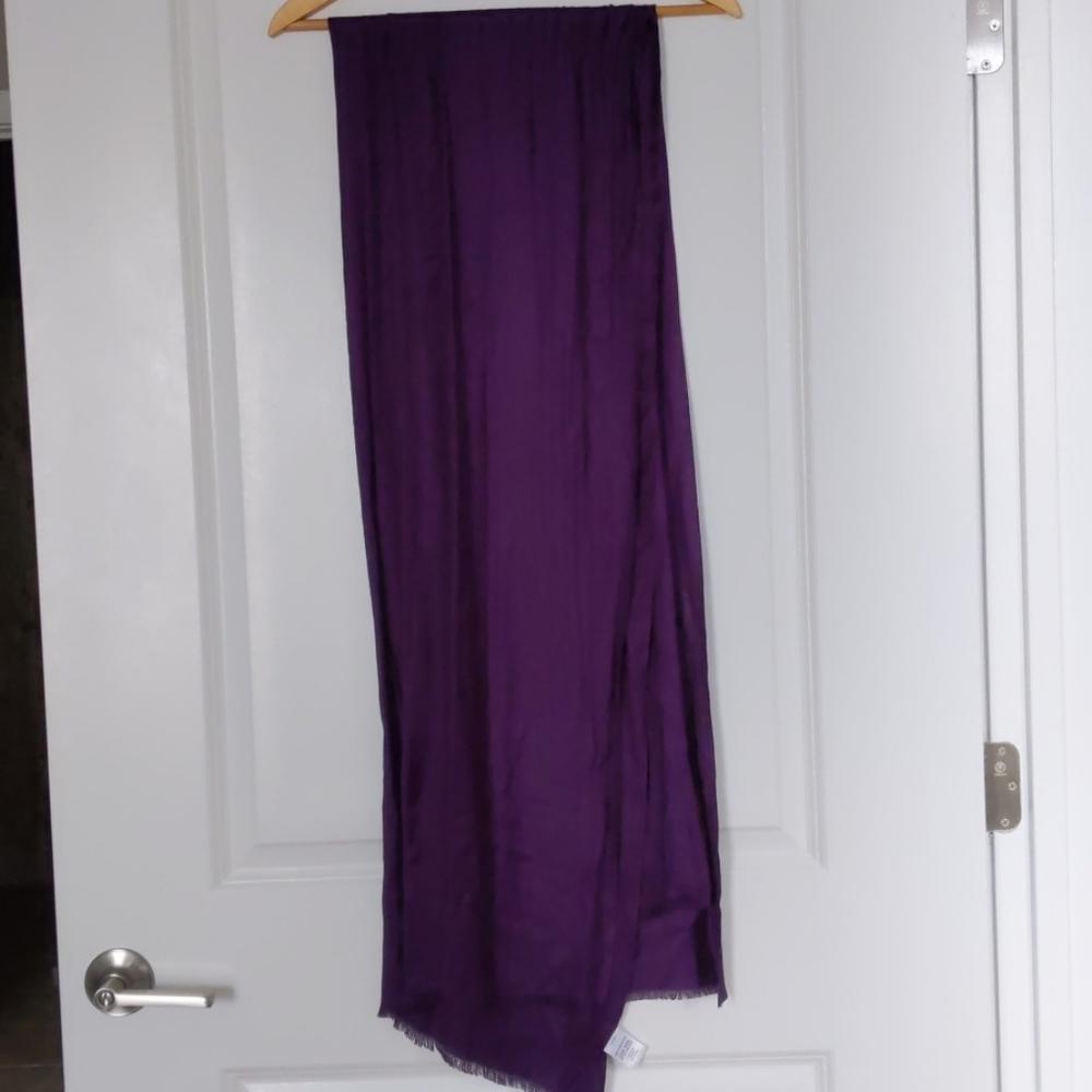 Deep purple scarf